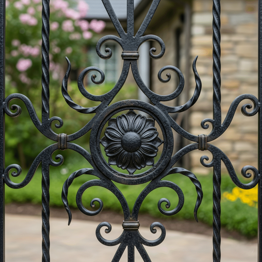 wrought iron gate