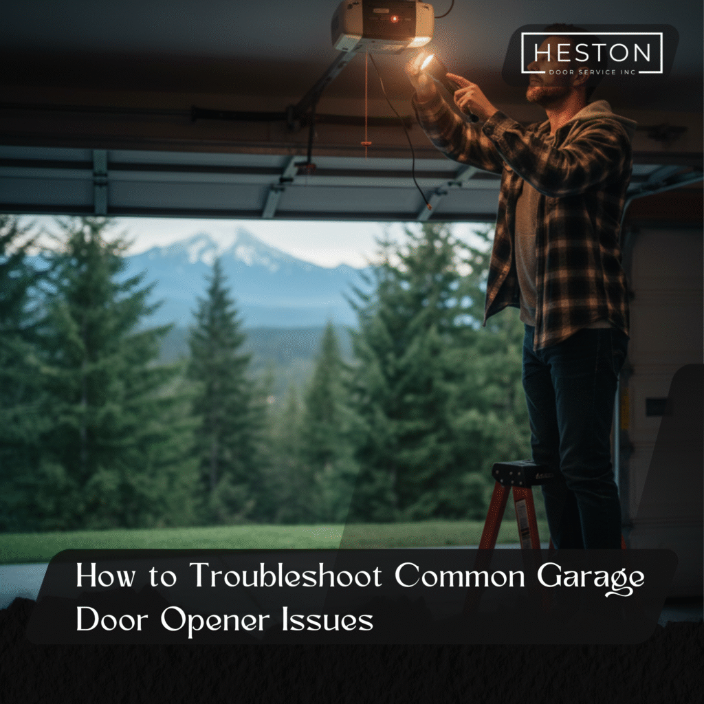 How to Troubleshoot Common Garage Door Opener Issues in Washington’s Properties