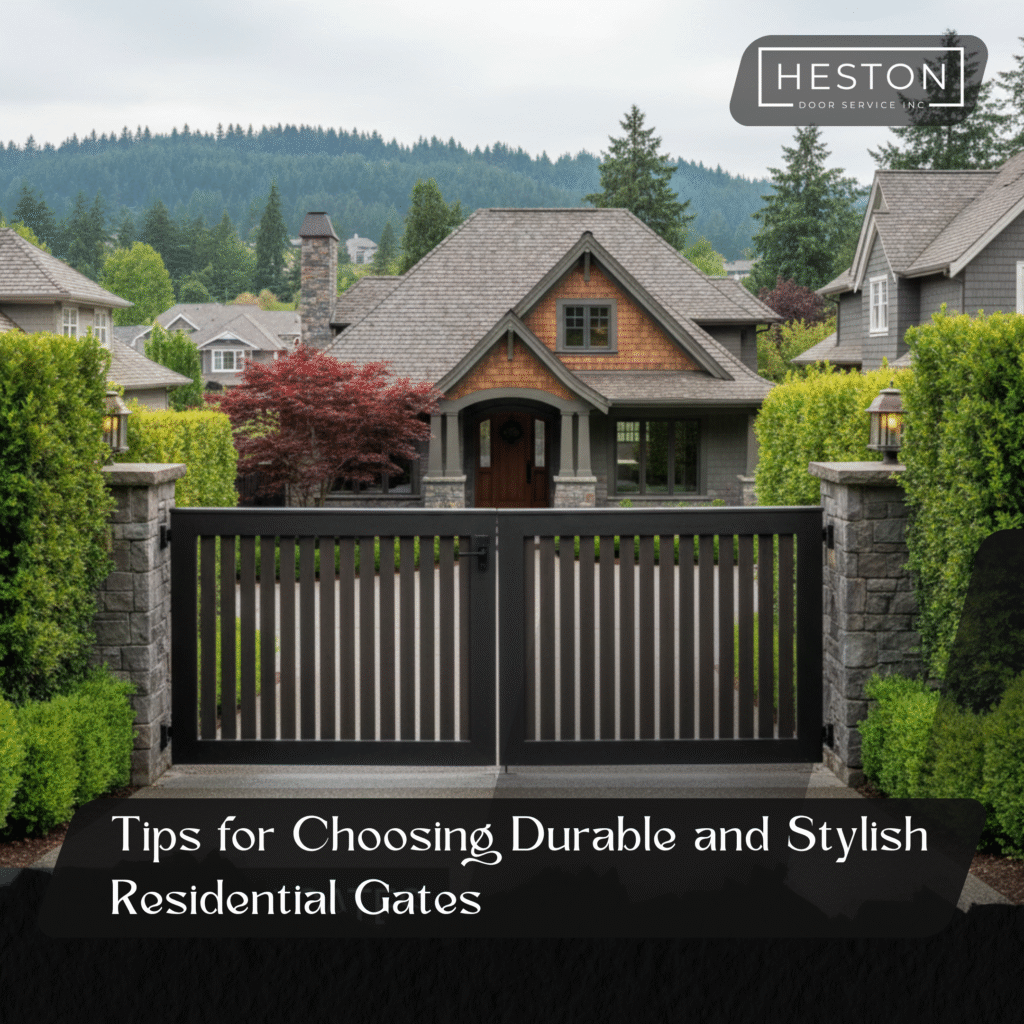 Tips for Choosing Durable and Stylish Residential Gates