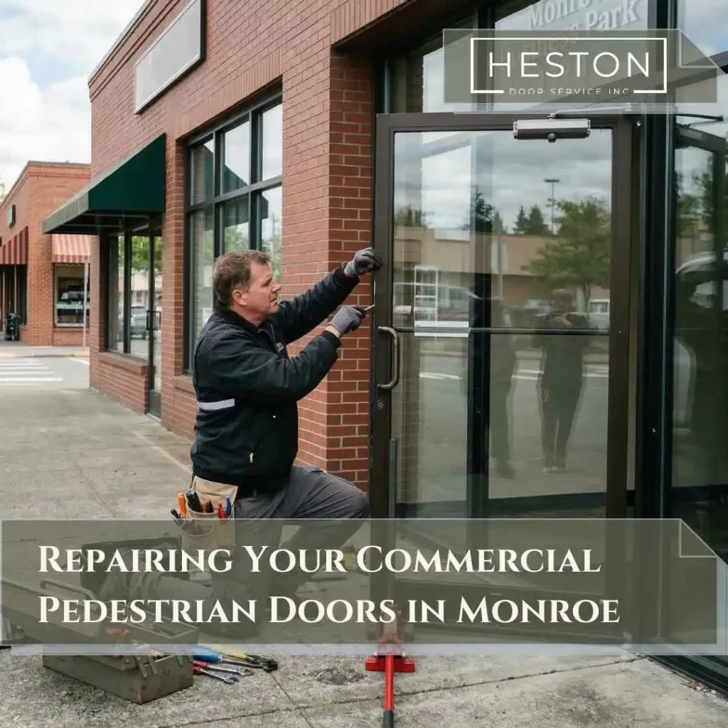 Repairing Your Commercial Pedestrian Doors in Monroe