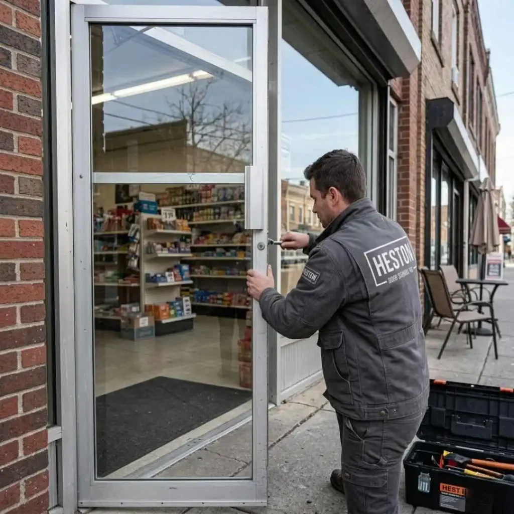 Professional storefront door repair service in Snohomish