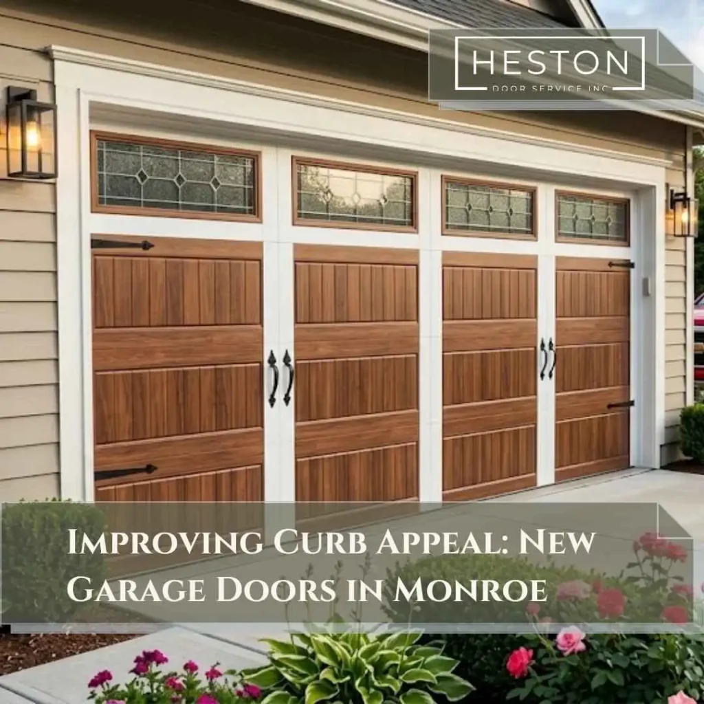 Improving Curb Appeal New Garage Doors in Monroe