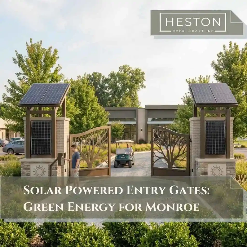Solar Powered Entry Gates Green Energy for Monroe