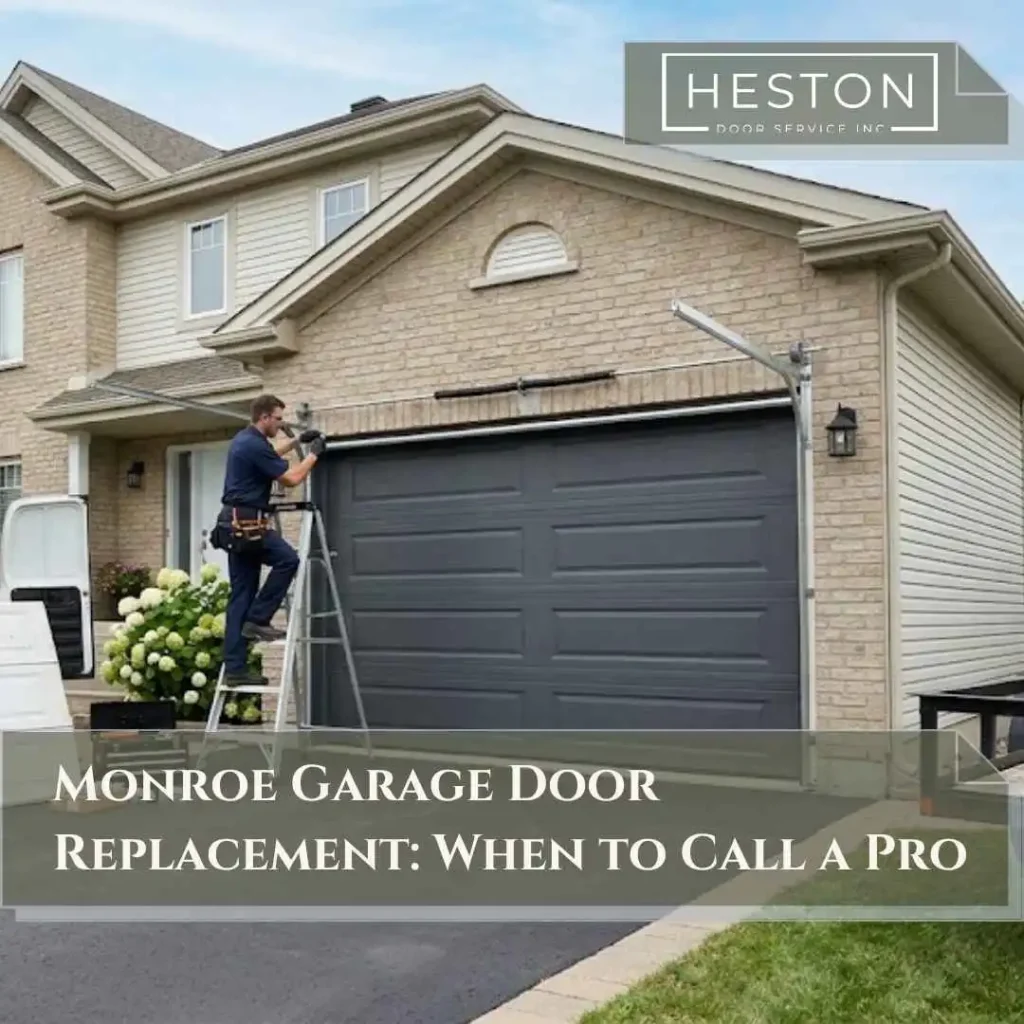Monroe Garage Door Replacement When to Call a Pro